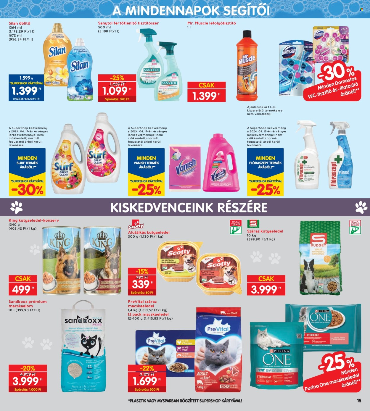 INTERSPAR akciós újságok - 2024.04.18 - 2024.04.24. Oldal 15