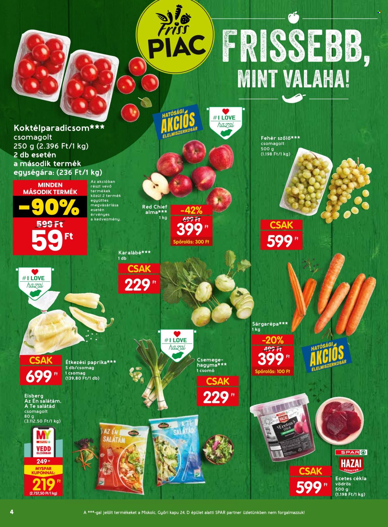 SPAR akciós újságok - 2024.04.18 - 2024.04.24. Oldal 4