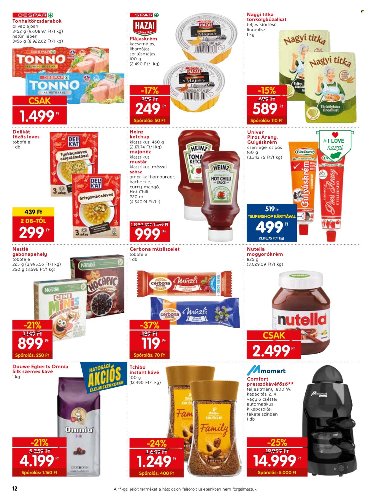 SPAR akciós újságok - 2024.04.18 - 2024.04.24. Oldal 12