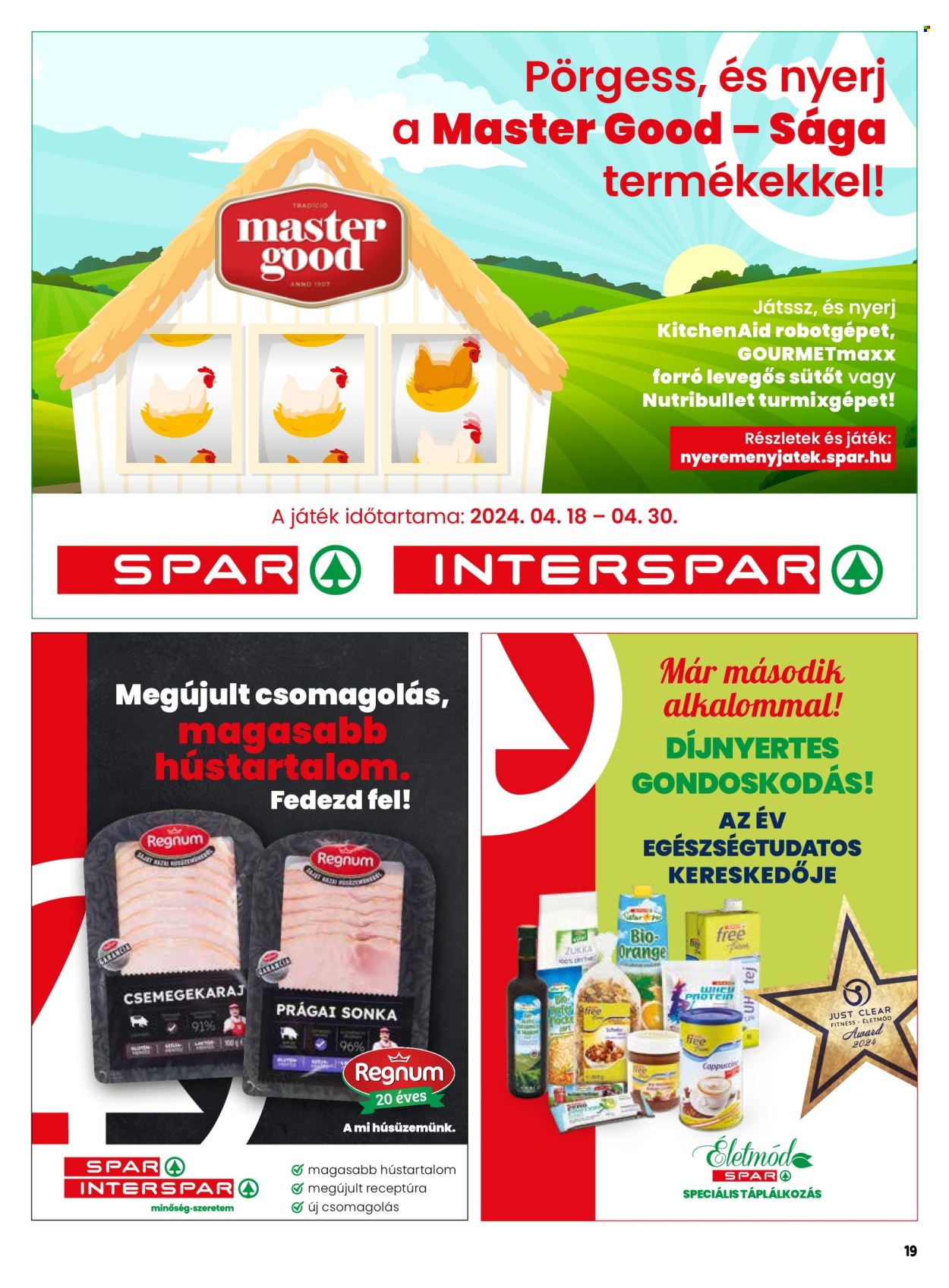 SPAR akciós újságok - 2024.04.18 - 2024.04.24. Oldal 19