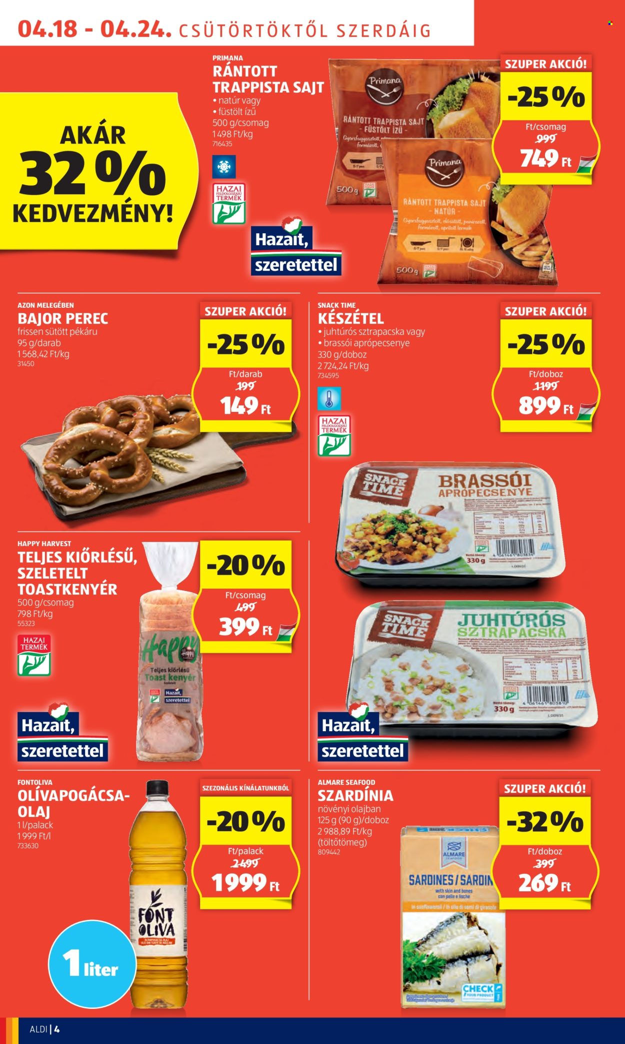 Aldi akciós újságok - 2024.04.18 - 2024.04.24. Oldal 4