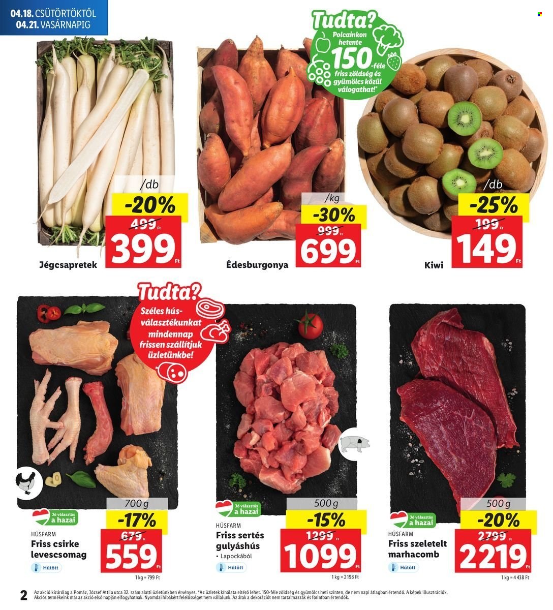 Lidl akciós újságok - 2024.04.18 - 2024.04.21. Oldal 2