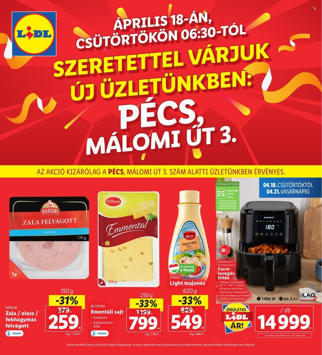 Lidl akciós újságok - 2024.04.18 - 2024.04.21. Oldal 1