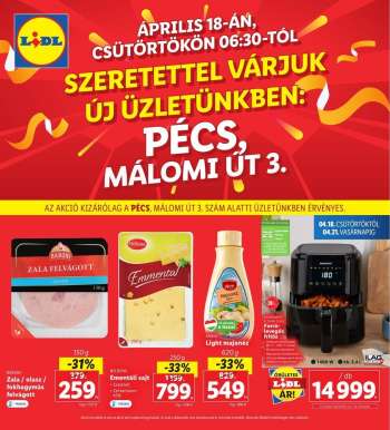 Újság Lidl - 2024.04.18 - 2024.04.21.