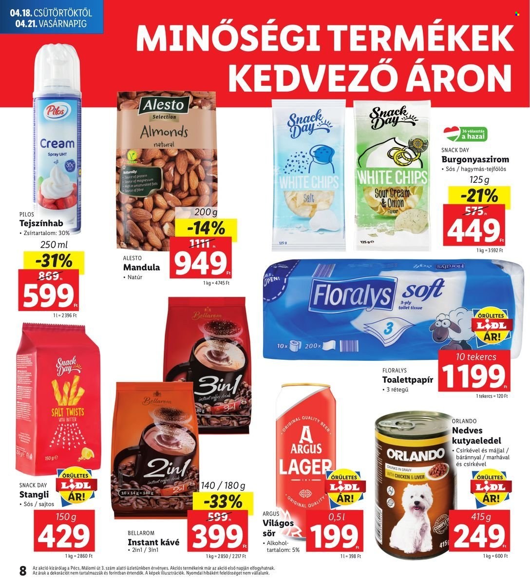 Lidl akciós újságok - 2024.04.18 - 2024.04.21. Oldal 8