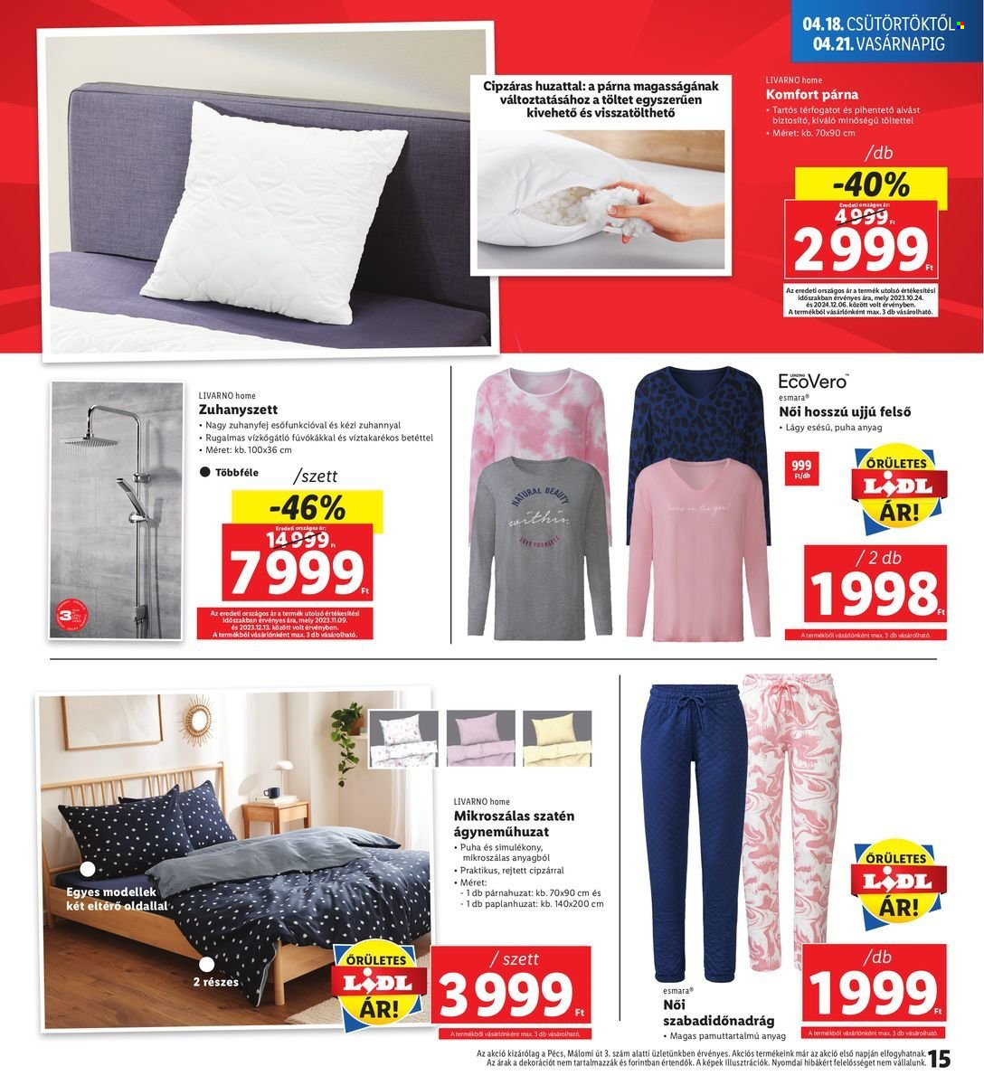 Lidl akciós újságok - 2024.04.18 - 2024.04.21. Oldal 15