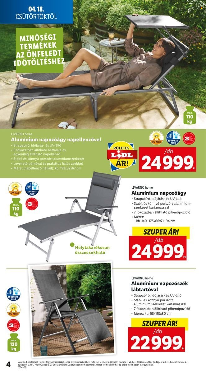 Lidl akciós újságok. Oldal 4