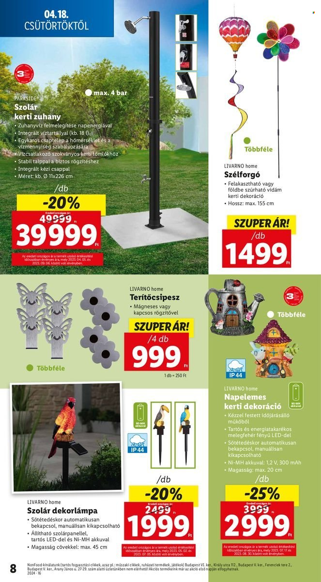 Lidl akciós újságok. Oldal 8