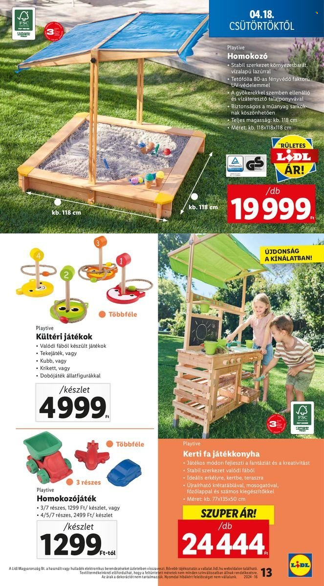 Lidl akciós újságok. Oldal 13