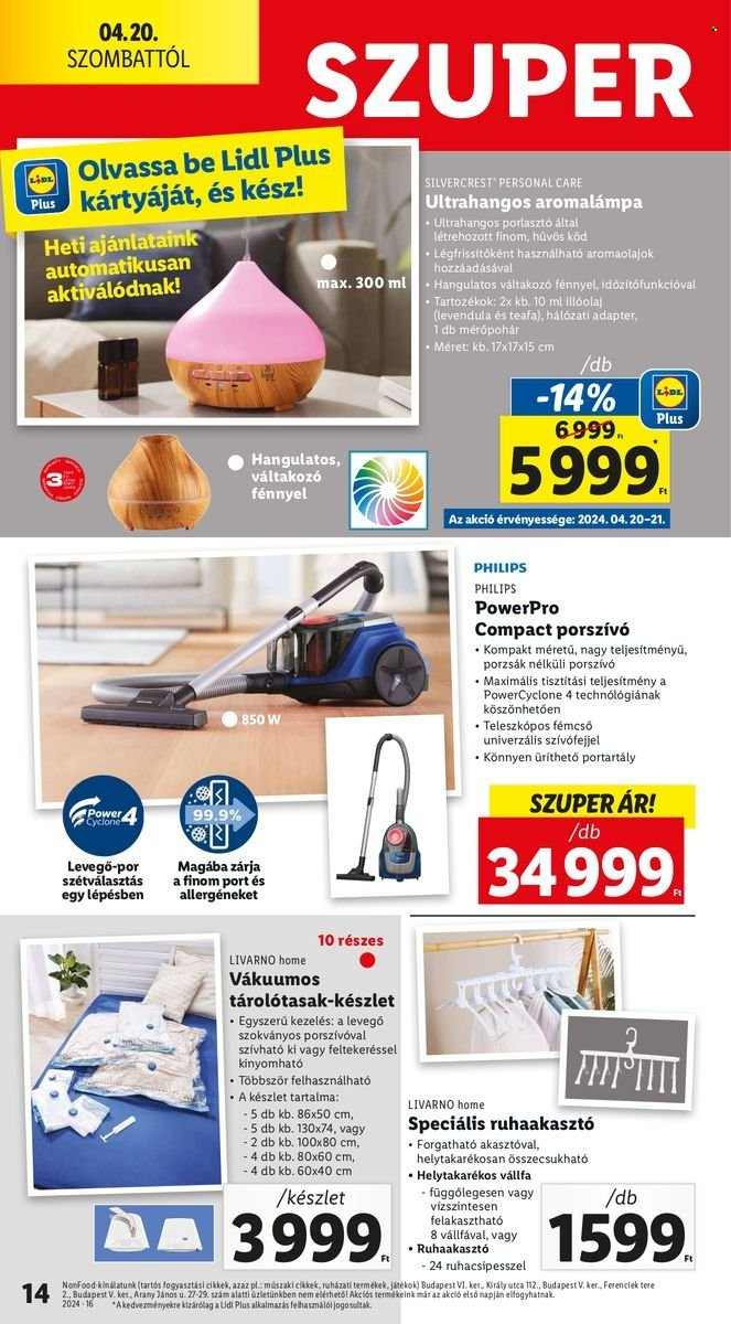 Lidl akciós újságok. Oldal 14
