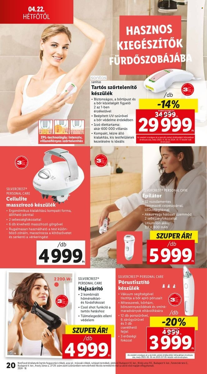 Lidl akciós újságok. Oldal 20