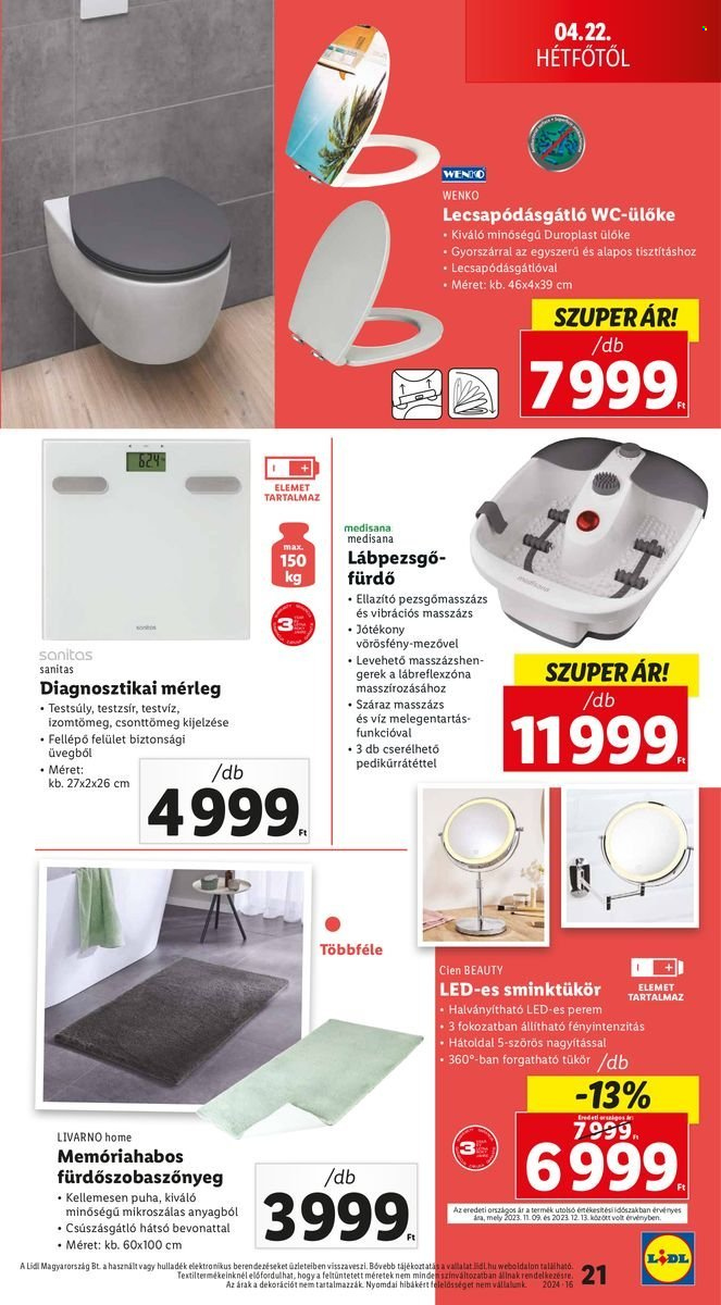 Lidl akciós újságok. Oldal 21