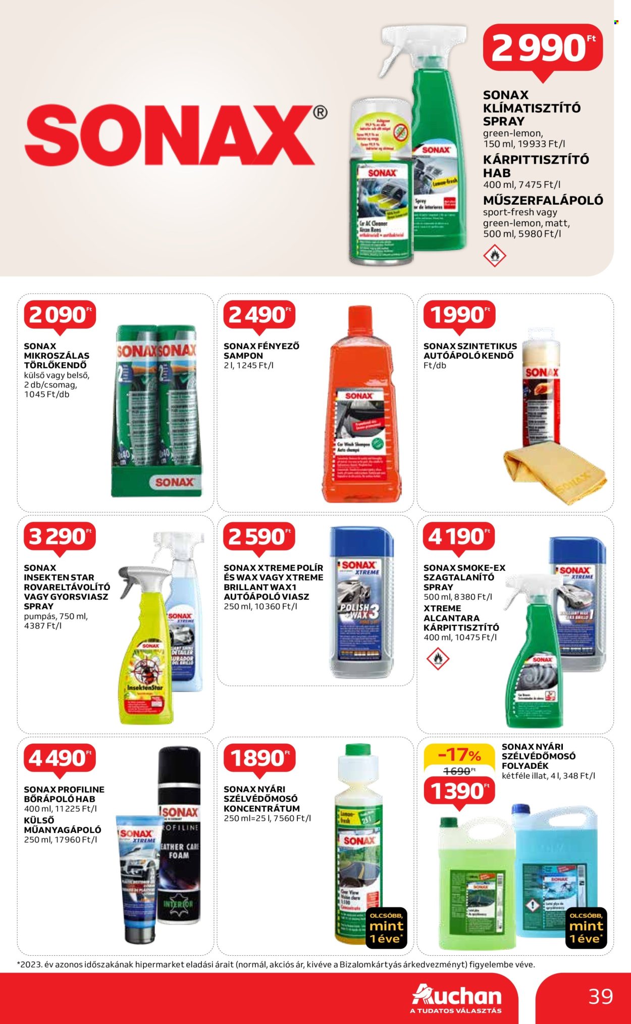 Auchan akciós újságok - 2024.04.18 - 2024.04.24. Oldal 39