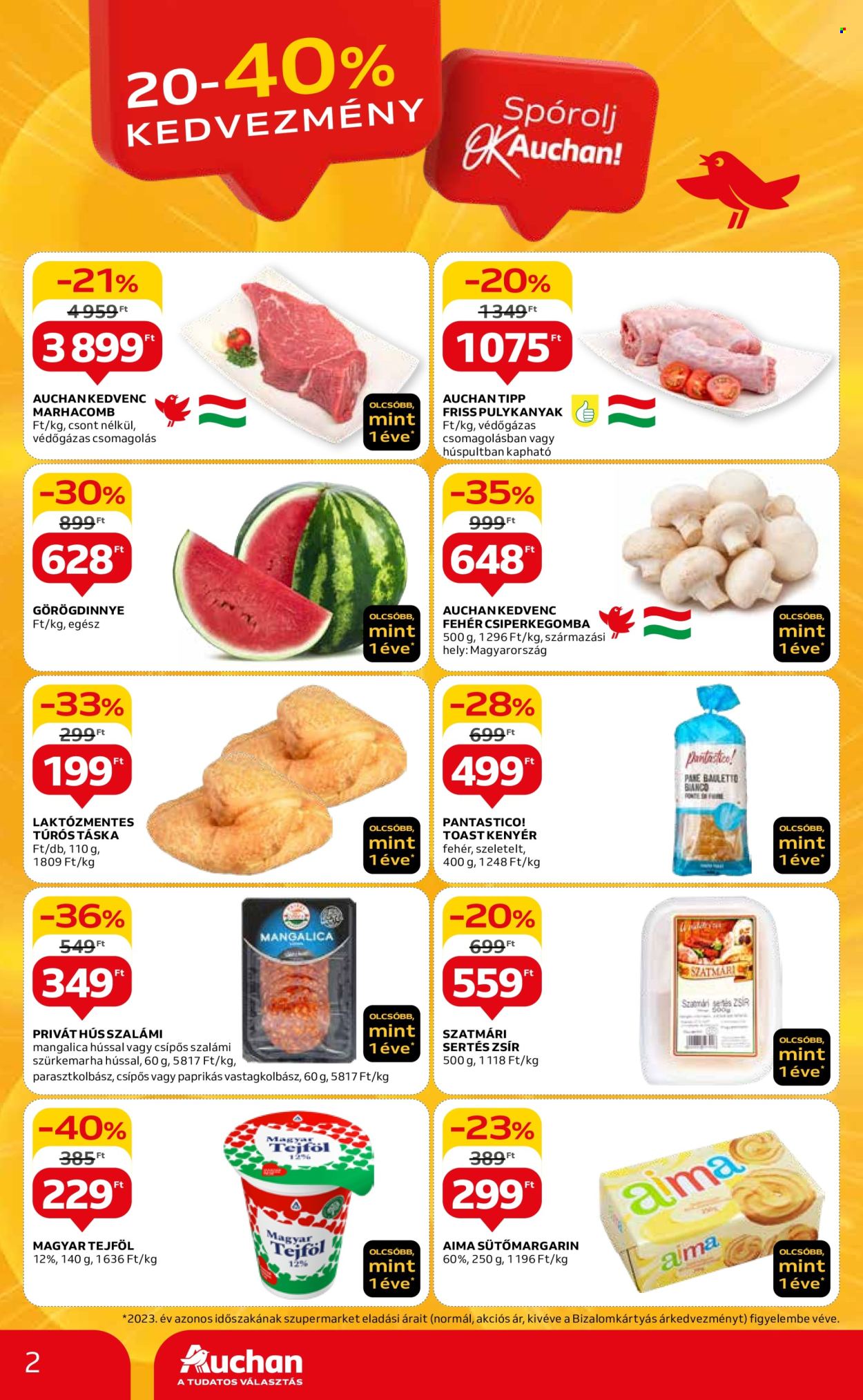 Auchan akciós újságok - 2024.04.18 - 2024.04.24. Oldal 2