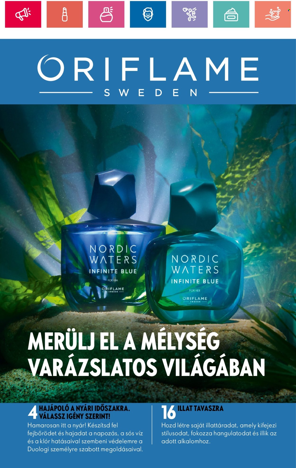 Oriflame akciós újságok - 2024.04.16 - 2024.05.06. Oldal 1