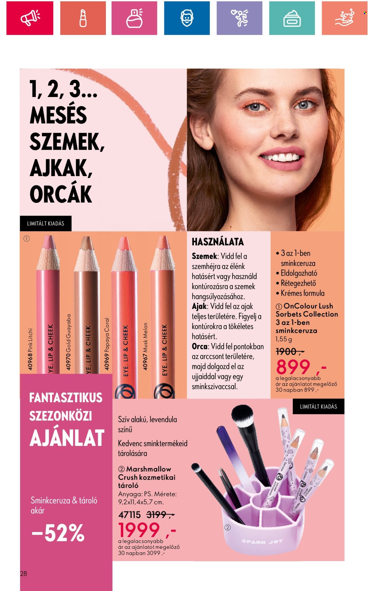 Oriflame akciós újságok - 2024.04.16 - 2024.05.06. Oldal 28