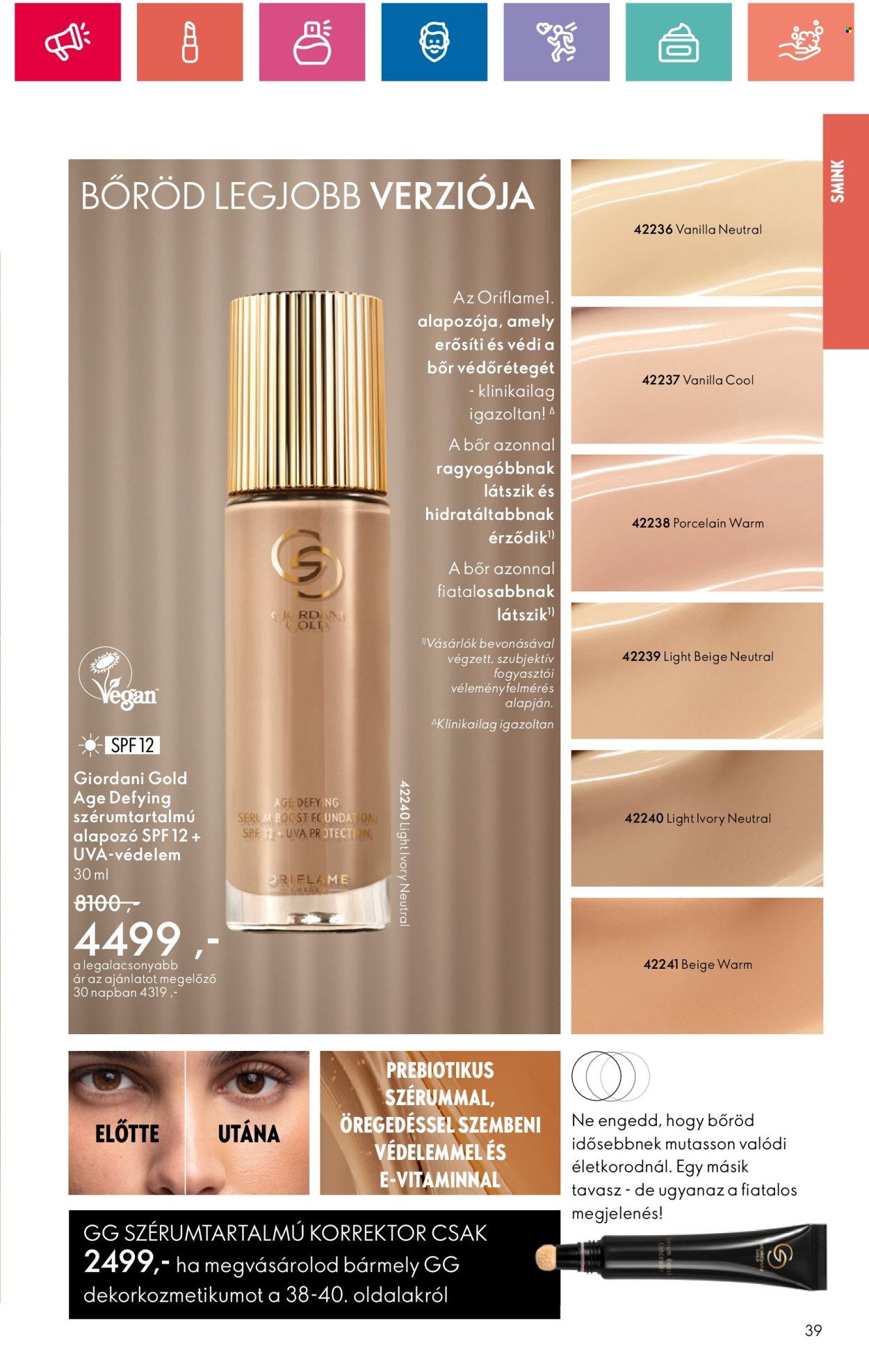 Oriflame akciós újságok - 2024.04.16 - 2024.05.06. Oldal 39