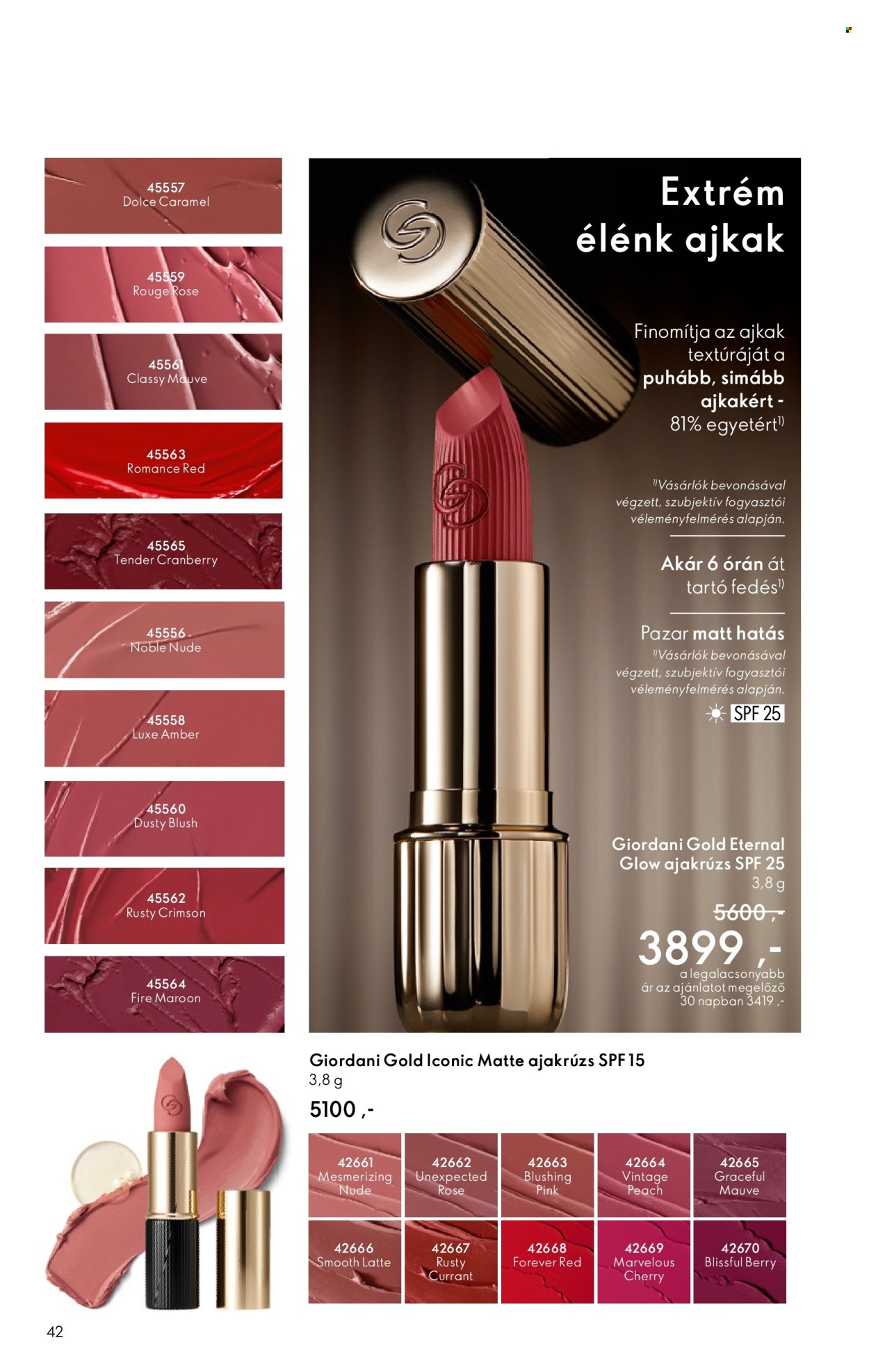 Oriflame akciós újságok - 2024.04.16 - 2024.05.06. Oldal 42