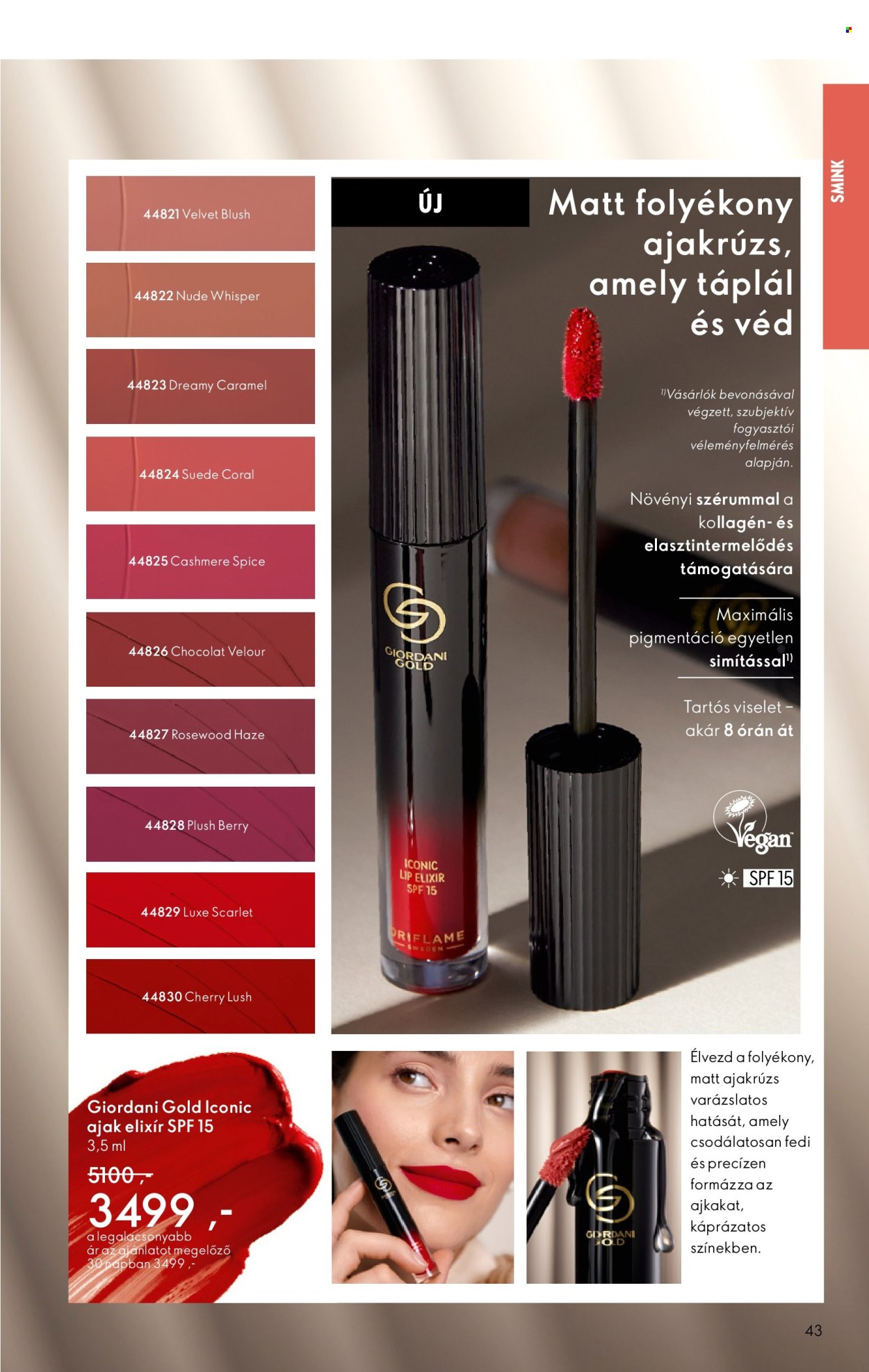 Oriflame akciós újságok - 2024.04.16 - 2024.05.06. Oldal 43