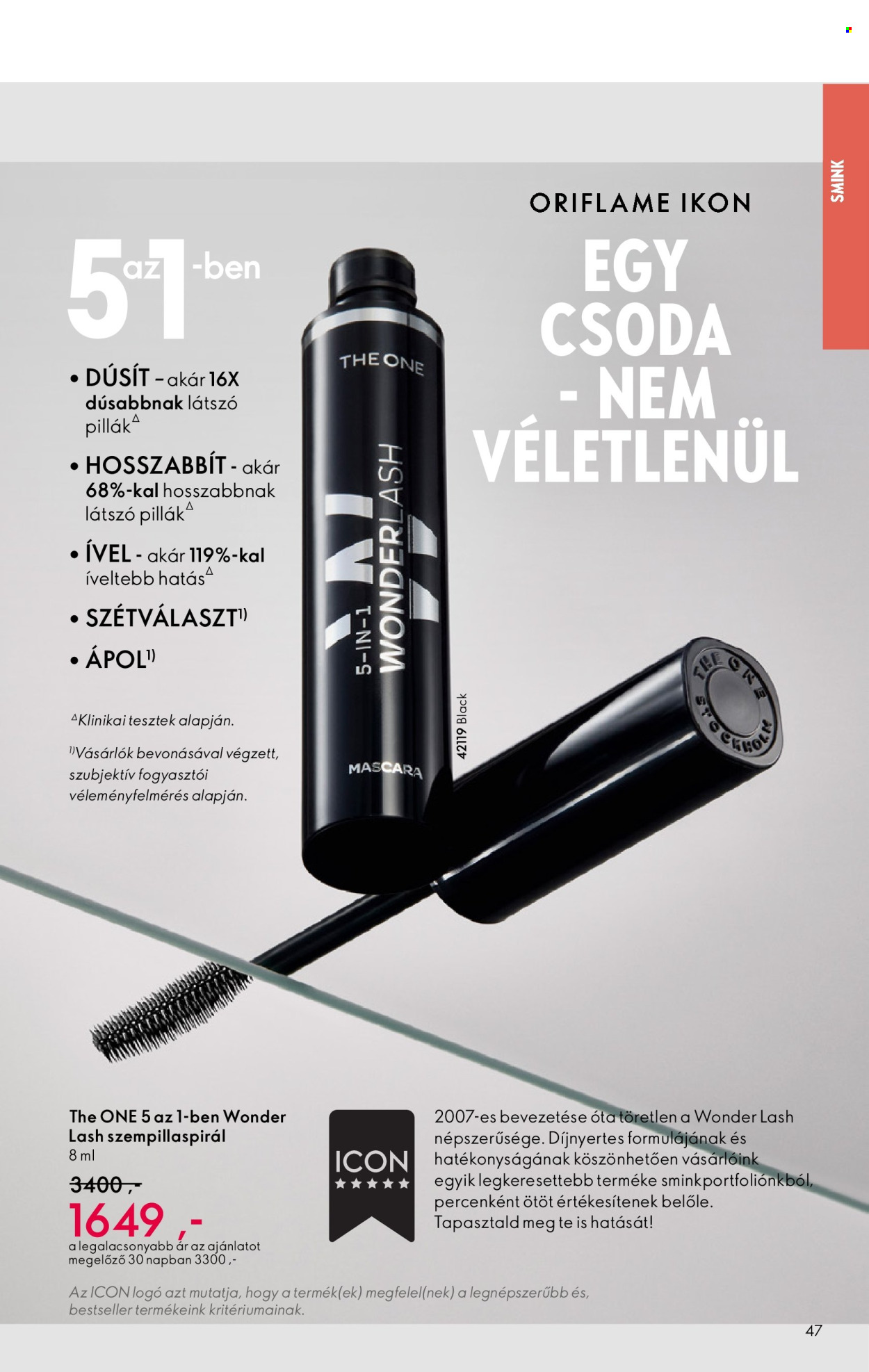 Oriflame akciós újságok - 2024.04.16 - 2024.05.06. Oldal 47