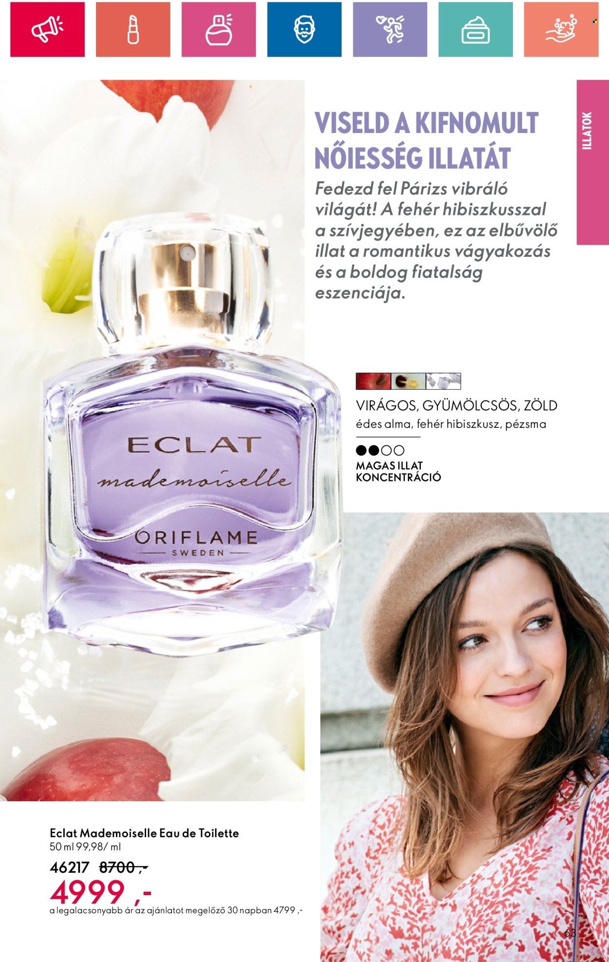 Oriflame akciós újságok - 2024.04.16 - 2024.05.06. Oldal 63