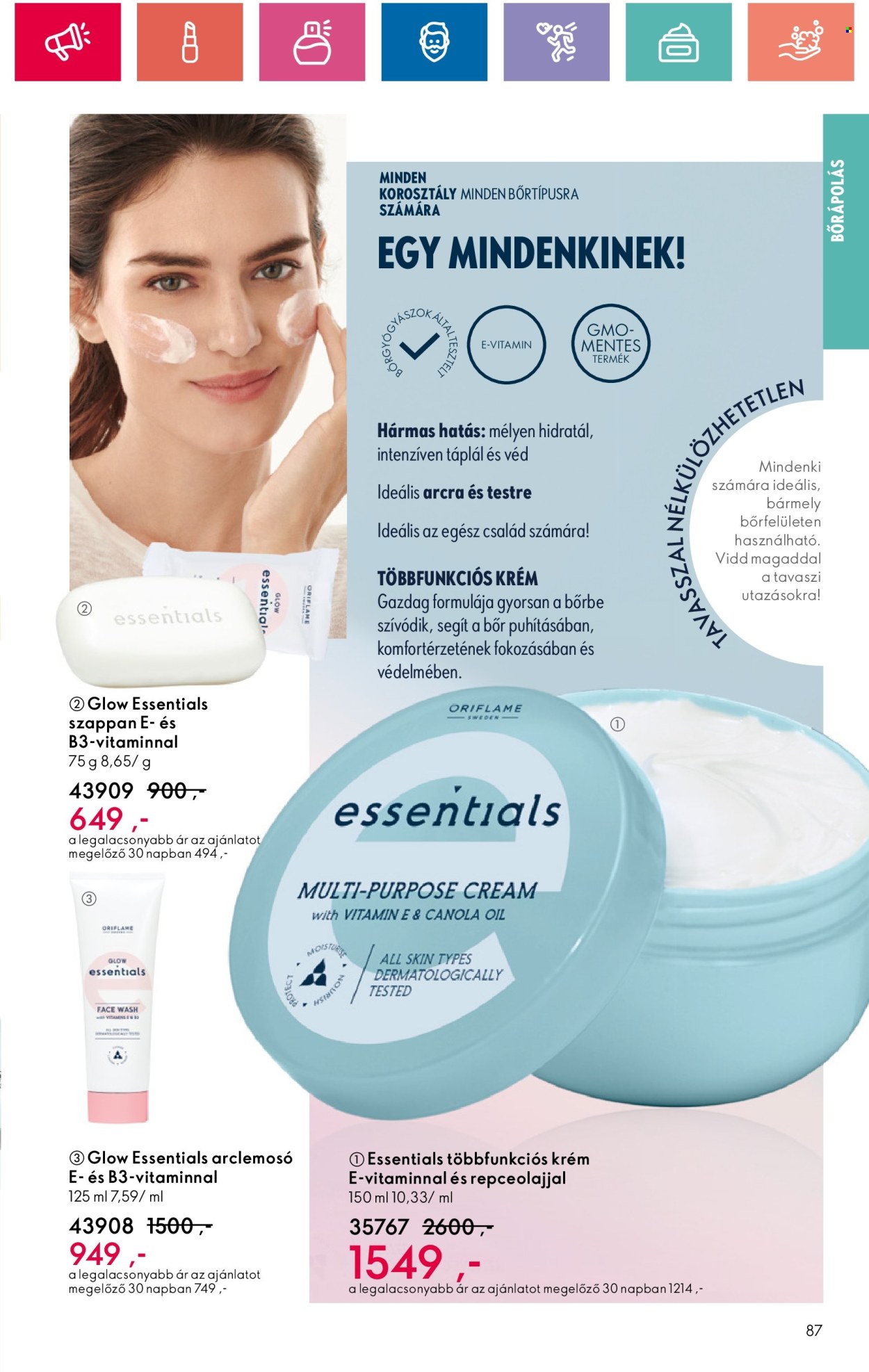 Oriflame akciós újságok - 2024.04.16 - 2024.05.06. Oldal 87