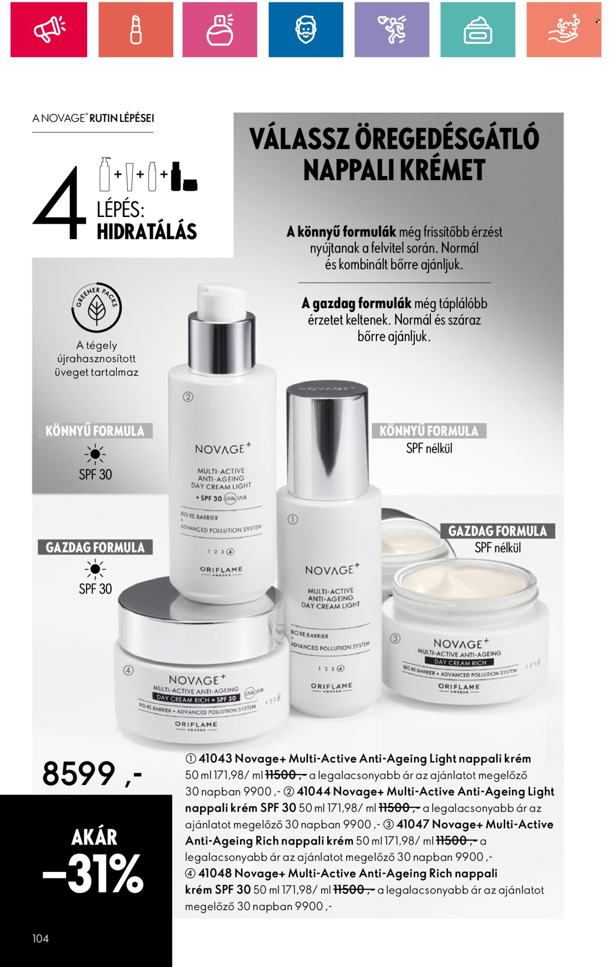 Oriflame akciós újságok - 2024.04.16 - 2024.05.06. Oldal 104