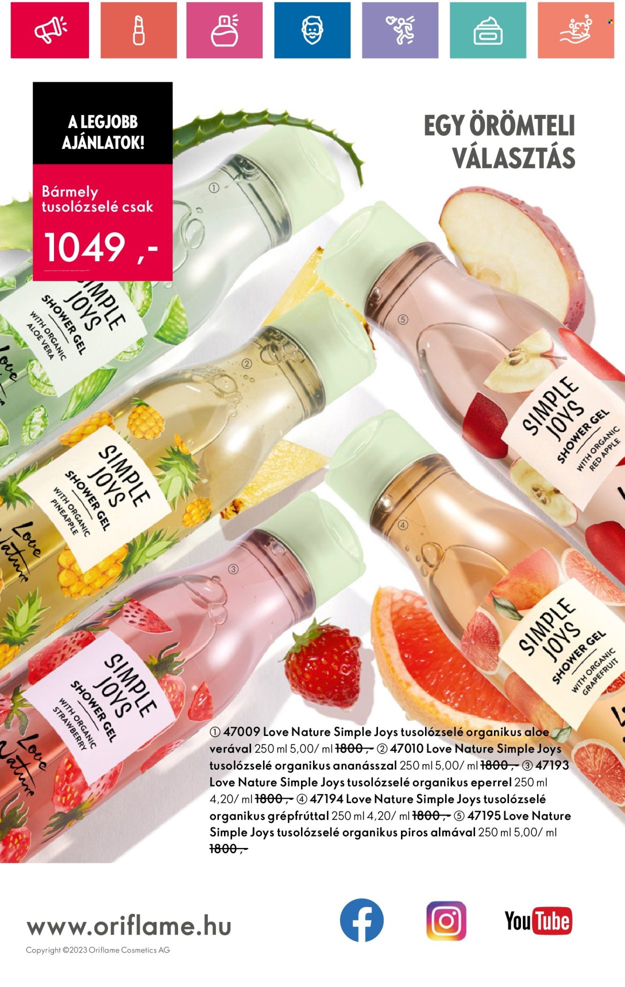 Oriflame akciós újságok - 2024.04.16 - 2024.05.06. Oldal 168