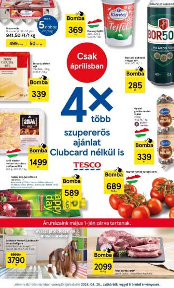 Újság TESCO - 2024.04.25 - 2024.04.30.