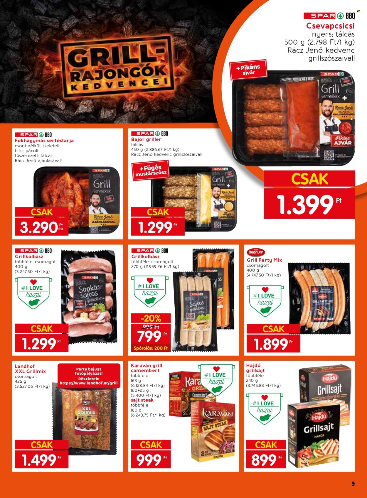 SPAR akciós újságok - 2024.04.25 - 2024.04.30. Oldal 9