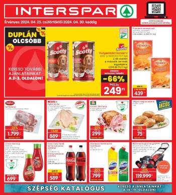 Újság INTERSPAR - 2024.04.25 - 2024.04.30.