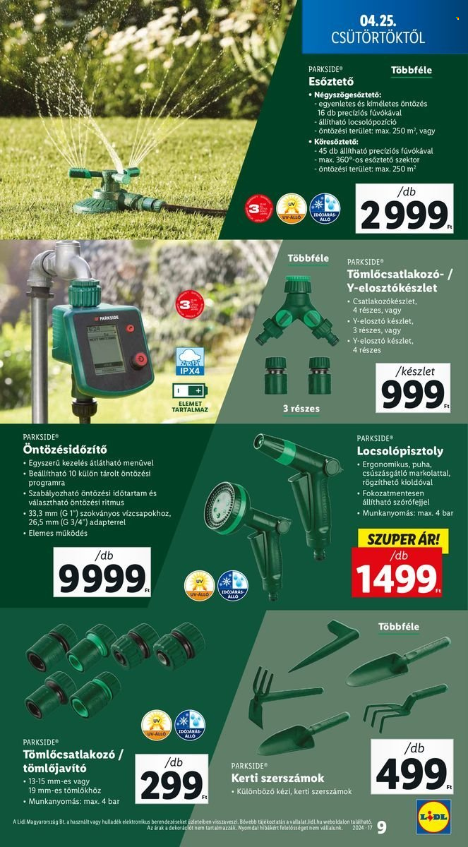 Lidl akciós újságok. Oldal 9