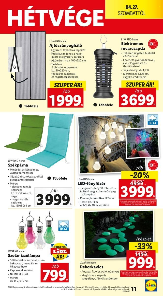 Lidl akciós újságok. Oldal 11