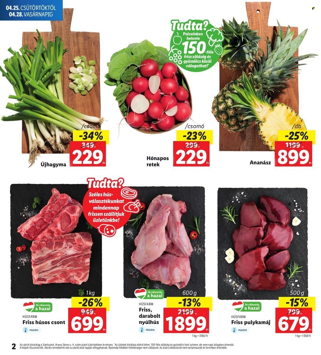 Lidl akciós újságok - 2024.04.25 - 2024.04.28. Oldal 2