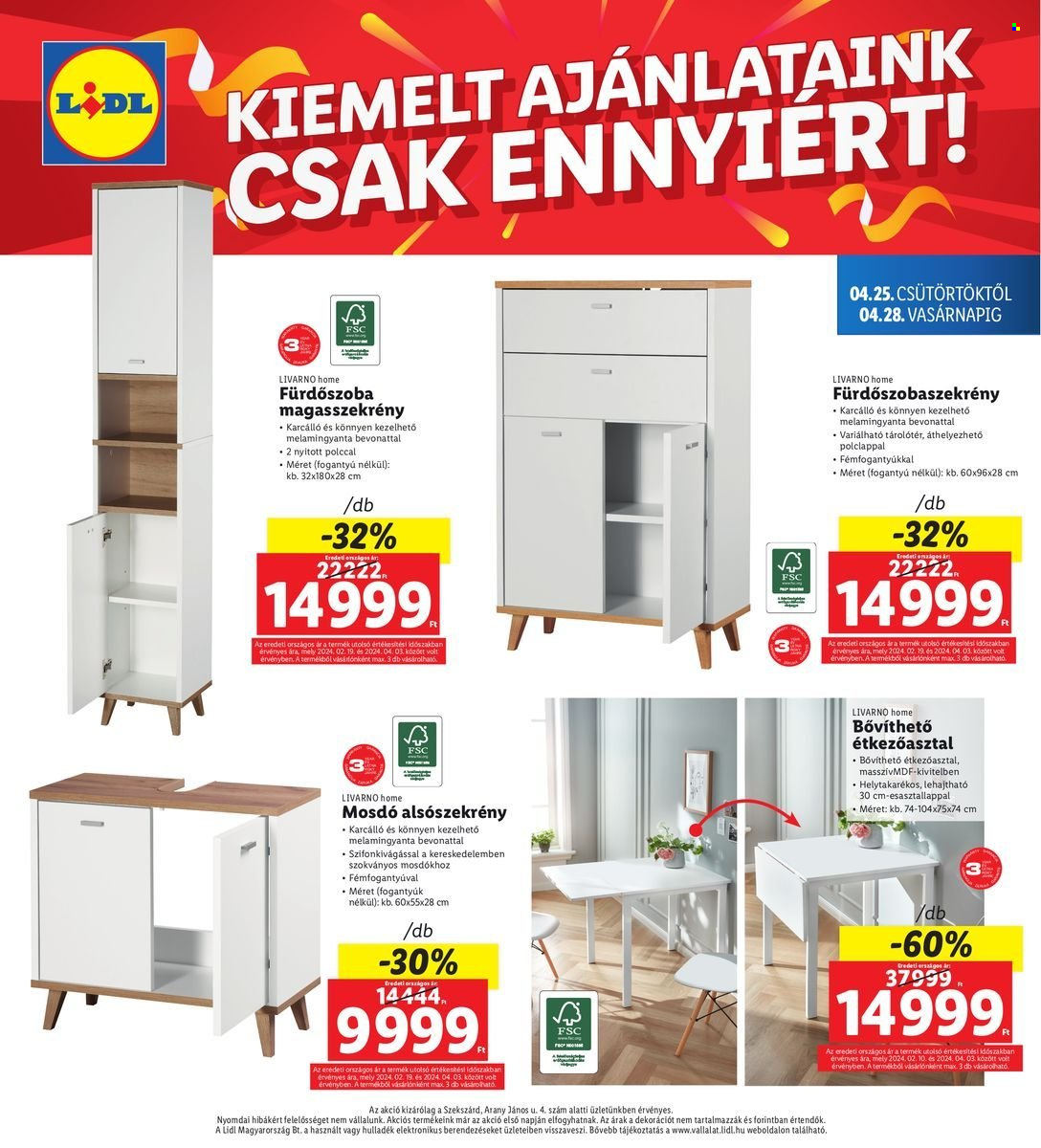 Lidl akciós újságok - 2024.04.25 - 2024.04.28. Oldal 4
