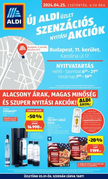 Újság Aldi.