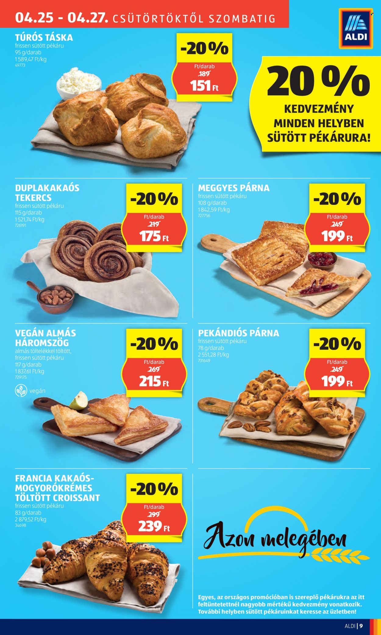 Aldi akciós újságok. Oldal 9