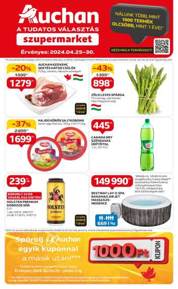 Újság Auchan - 2024.04.25 - 2024.04.30.