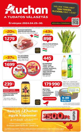 Újság Auchan - 2024.04.25 - 2024.04.30.