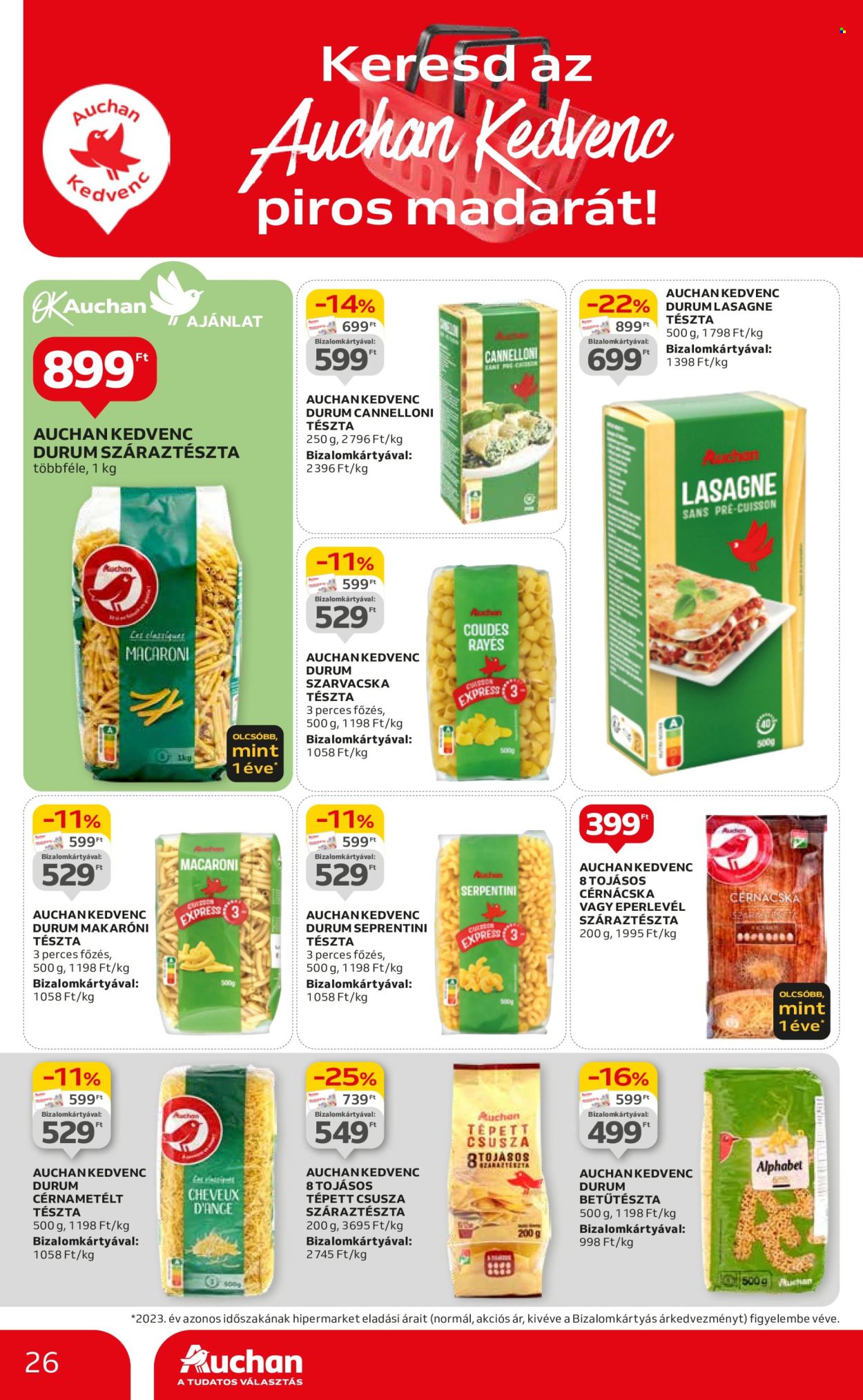 Auchan akciós újságok - 2024.04.25 - 2024.04.30. Oldal 26