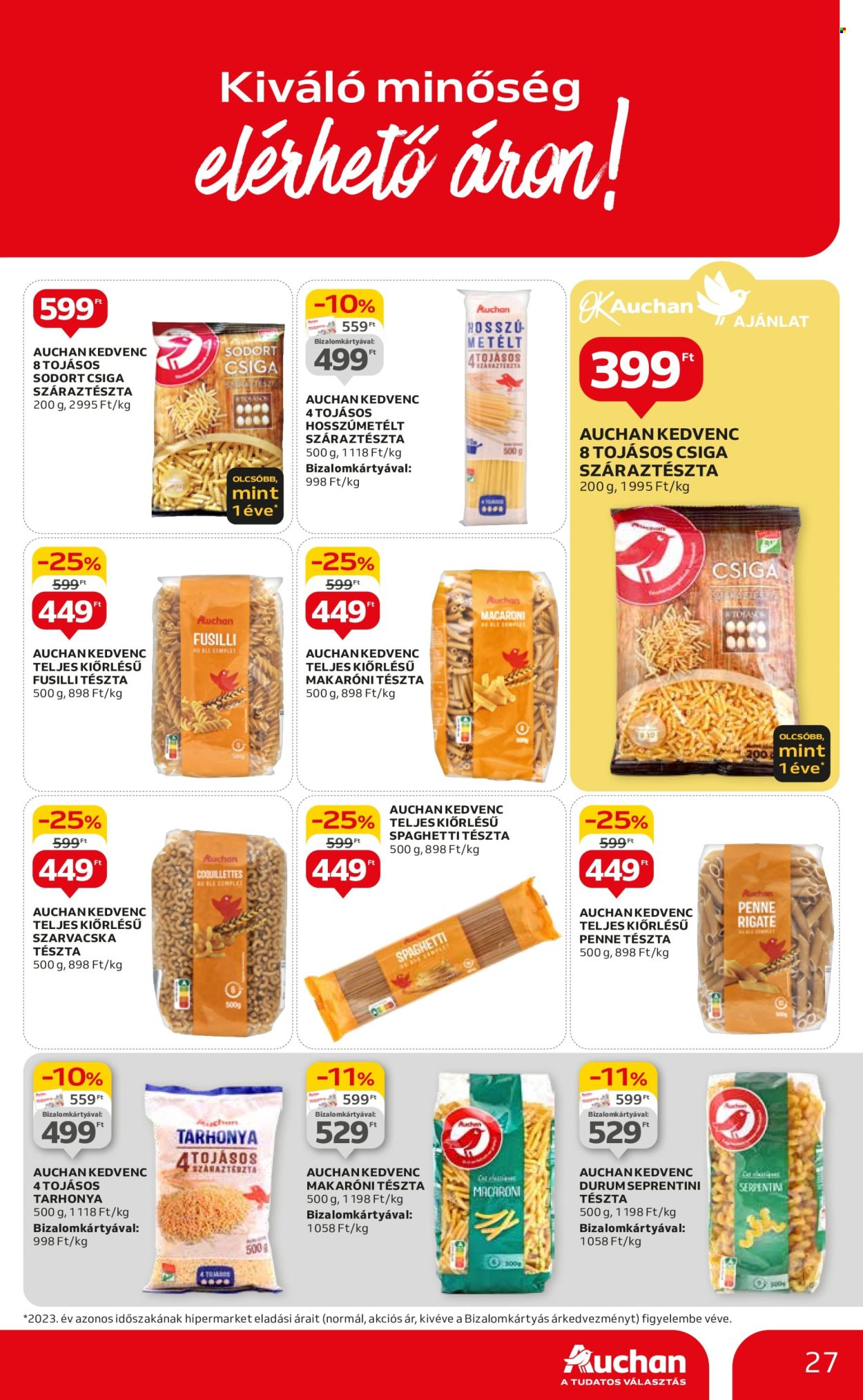 Auchan akciós újságok - 2024.04.25 - 2024.04.30. Oldal 27