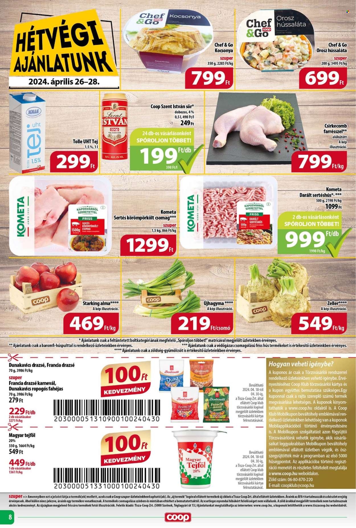 Coop akciós újságok - 2024.04.25 - 2024.04.30. Oldal 8