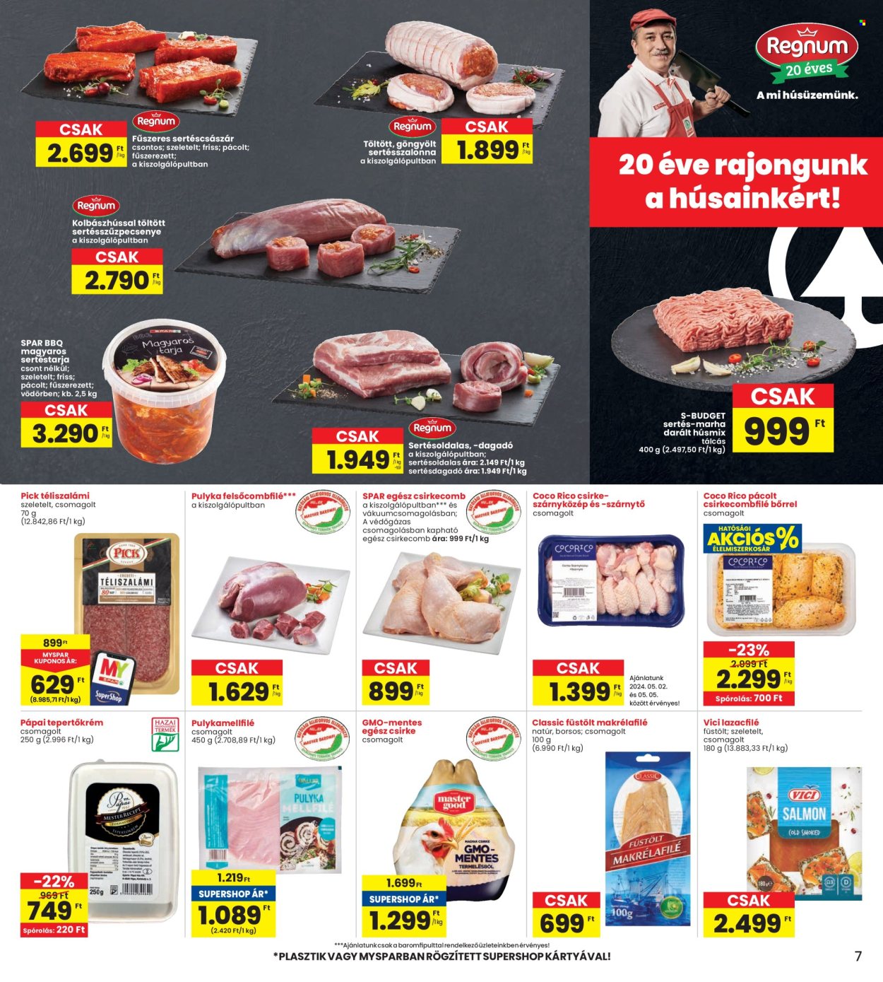 INTERSPAR akciós újságok - 2024.05.02 - 2024.05.08. Oldal 7
