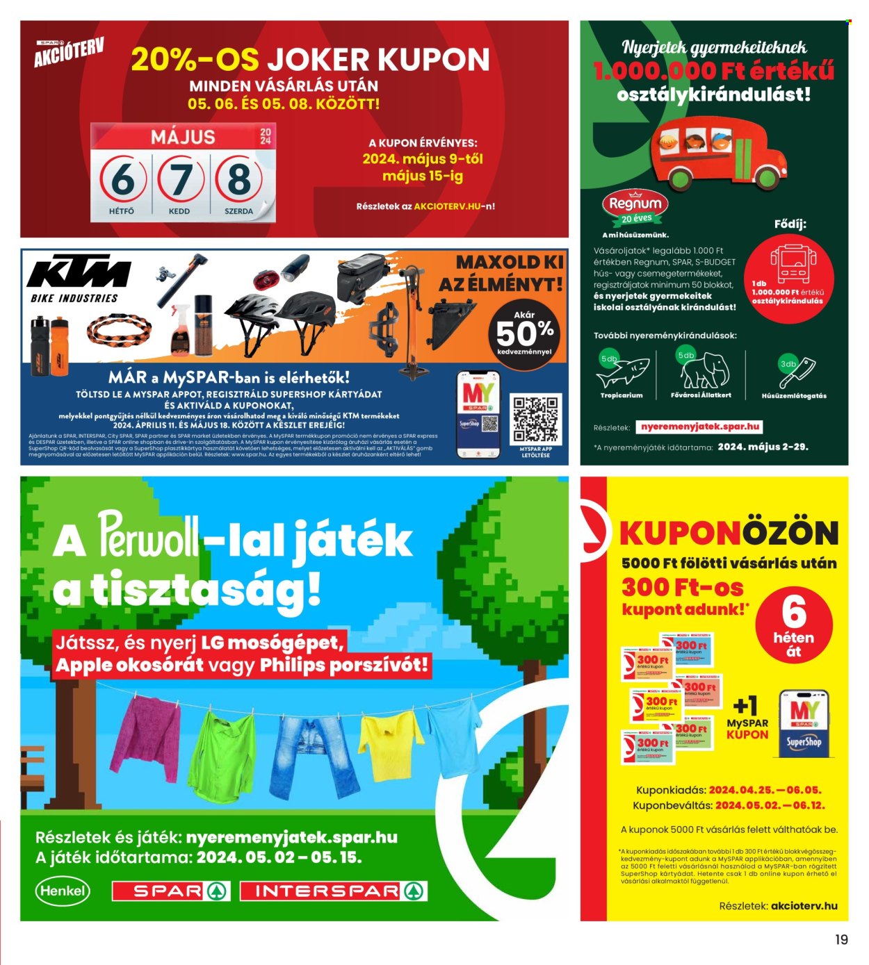 INTERSPAR akciós újságok - 2024.05.02 - 2024.05.08. Oldal 19