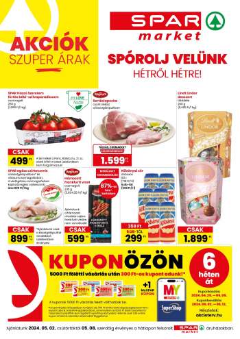 Újság SPAR market - 2024.05.02 - 2024.05.08.
