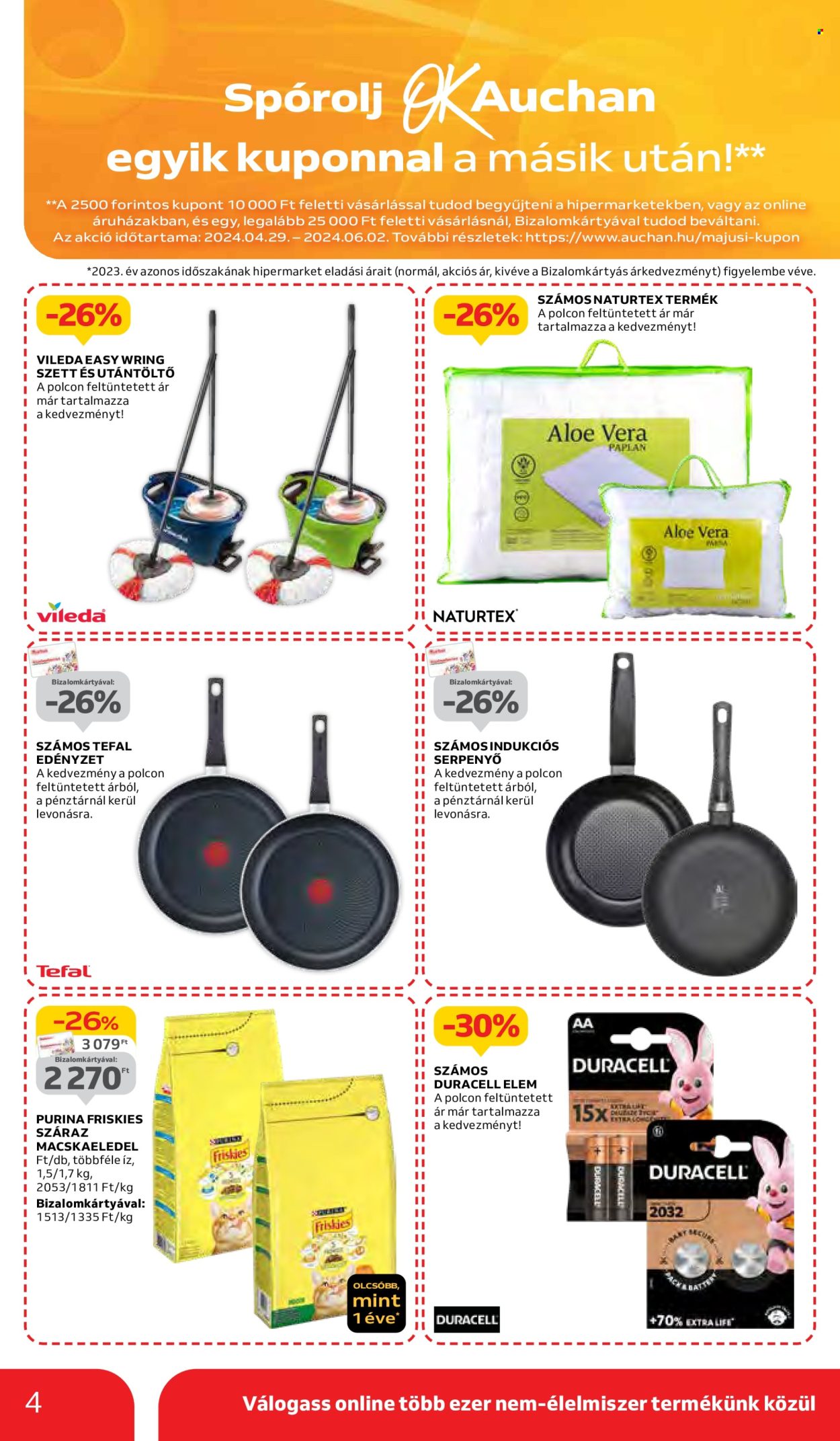 Auchan akciós újságok - 2024.05.02 - 2024.05.08. Oldal 4