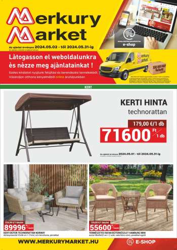 Újság Merkury Market - 2024.05.02 - 2024.05.31.