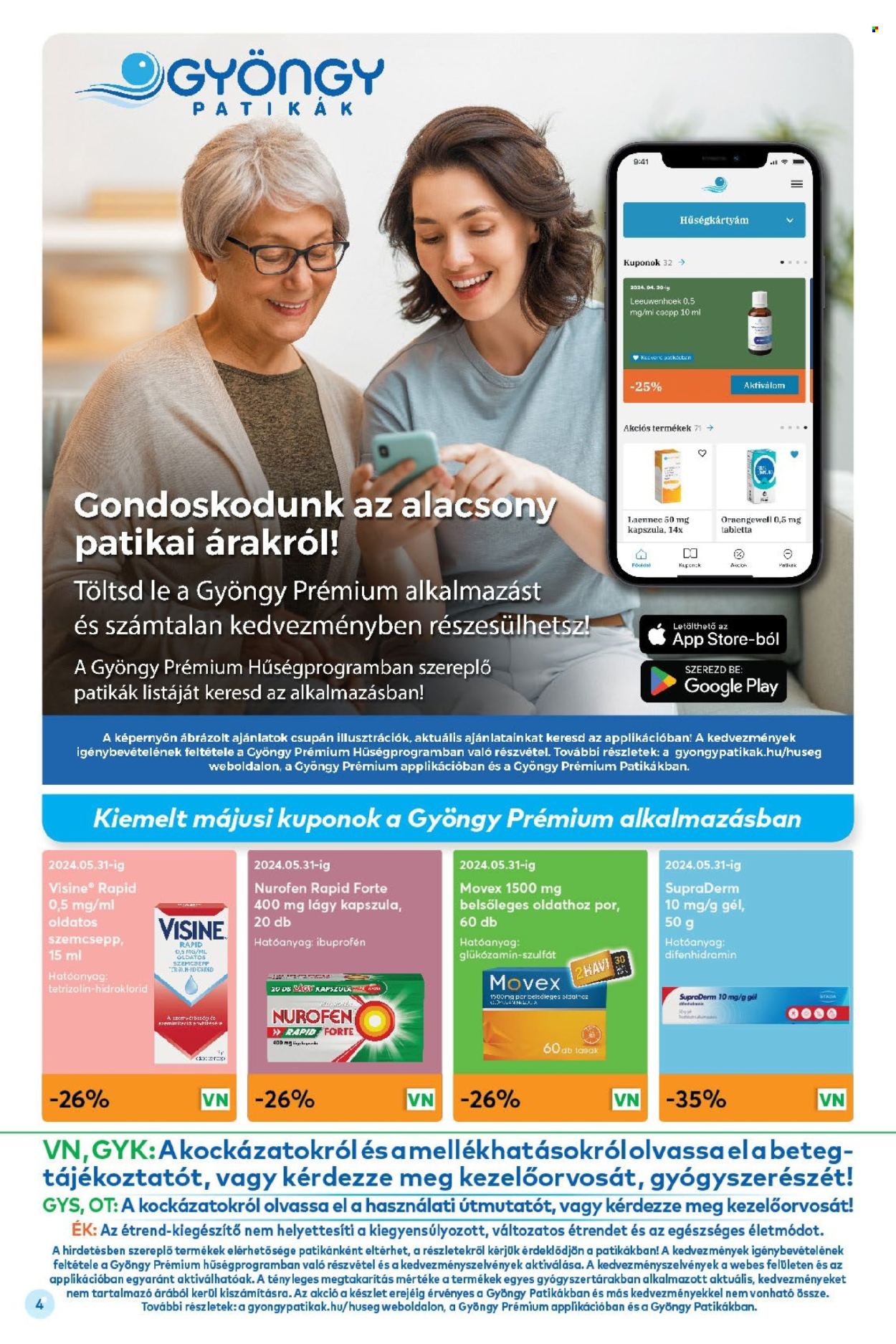 Gyöngy Patikák akciós újságok - 2024.05.01 - 2024.05.31. Oldal 4