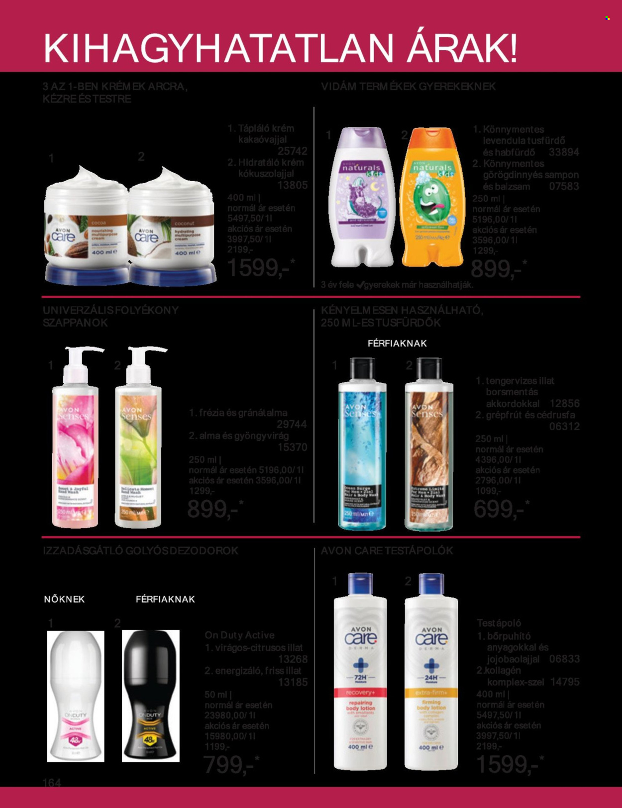 Avon akciós újságok - 2024.05.01 - 2024.05.31. Oldal 168