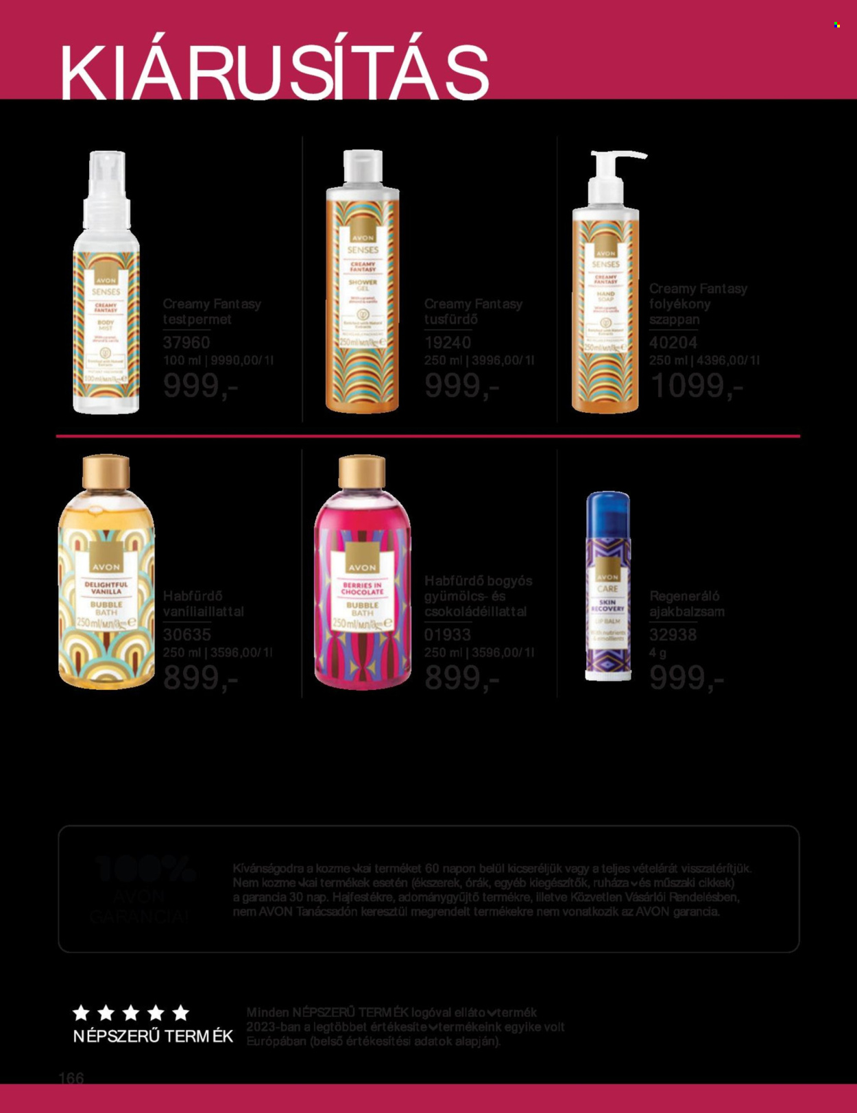 Avon akciós újságok - 2024.05.01 - 2024.05.31. Oldal 170
